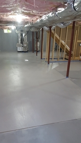 Basement waterproofing using HydroSeal 75