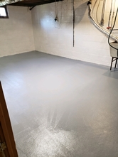 Basement waterproofing using HydroSeal 75